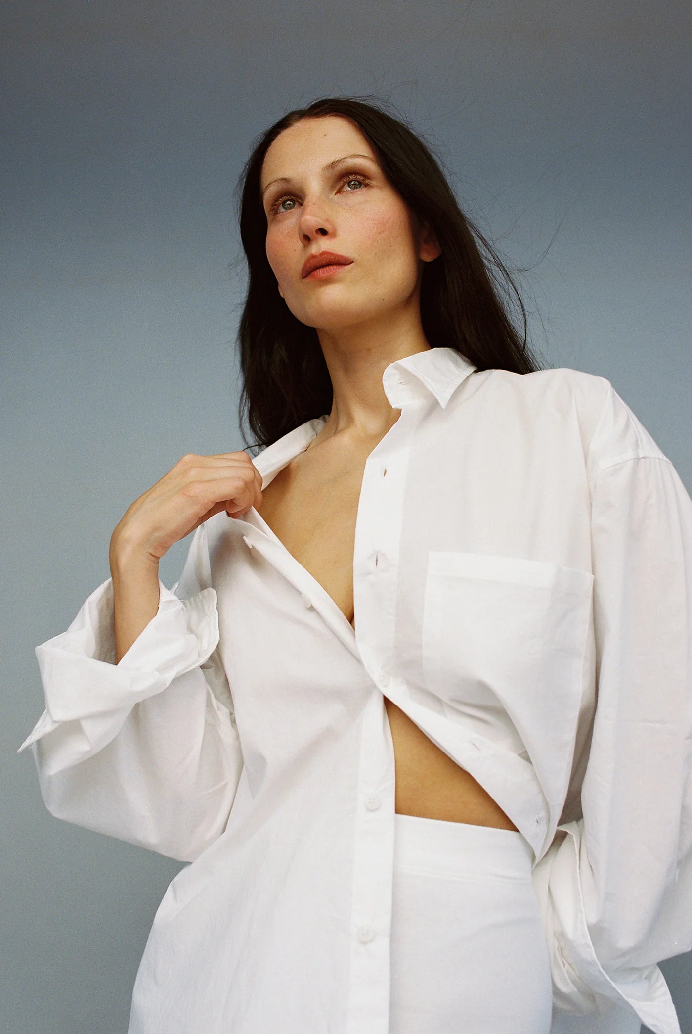 Big Button Up in White by GIL RODRIGUEZ-Tops-GIL RODRIGUEZ-Idlewild