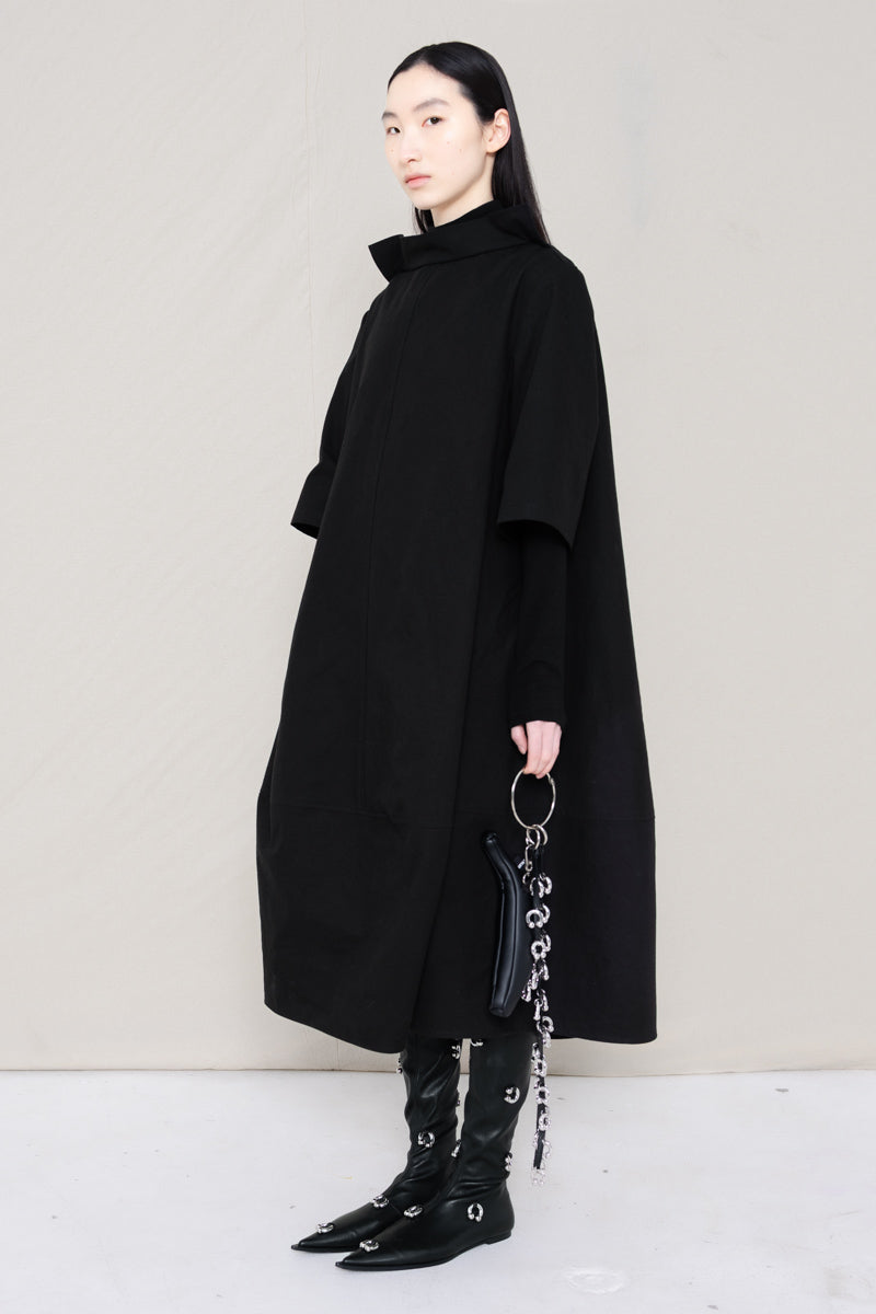 Boatneck Dress in Black by Melitta Baumeister-Melitta Baumeister-Idlewild