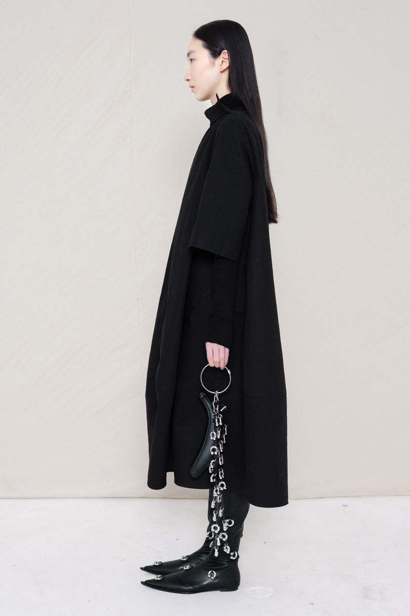 Boatneck Dress in Black by Melitta Baumeister-Melitta Baumeister-Idlewild