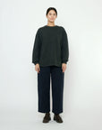 Boiled Wool Keepsake Jumper in Charcoal by 7115 by Szeki-Tops-7115 by Szeki-Idlewild