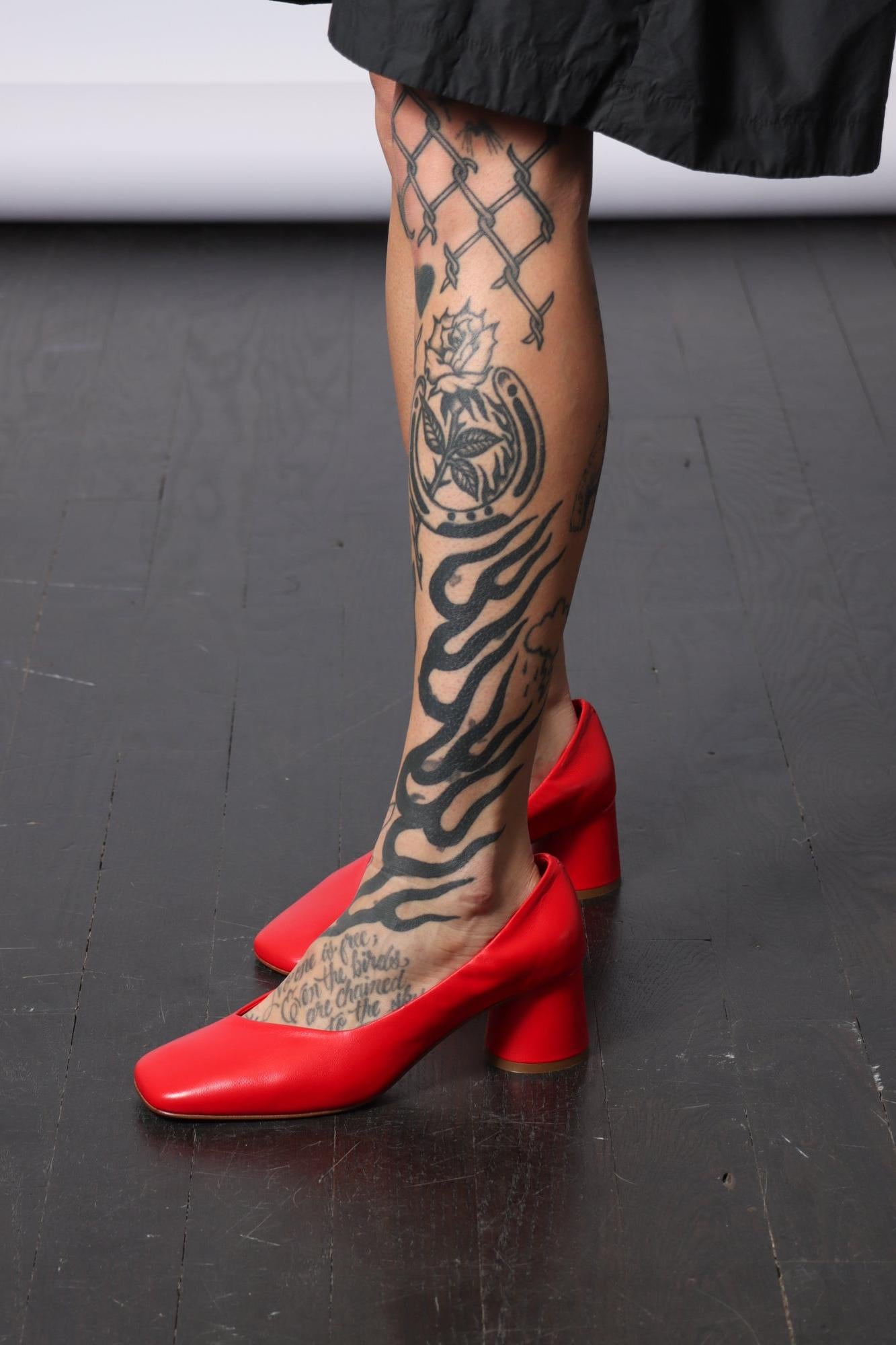 Cala Pump in Baron Rosso by Halmanera-Shoes-Halmanera-Idlewild