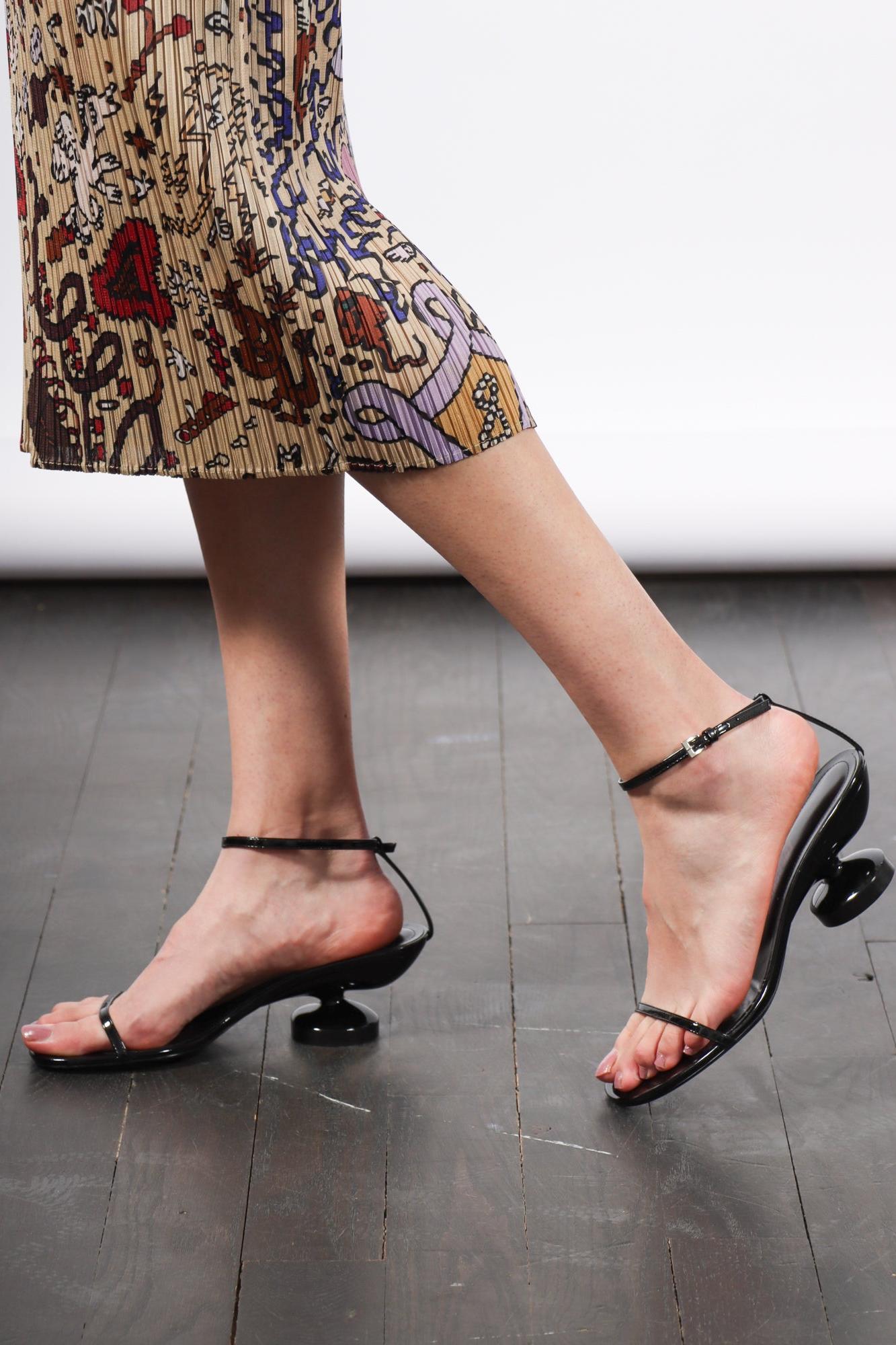 Camile Strap Heel in Patent Black by Lucasheva-Lucasheva-Idlewild