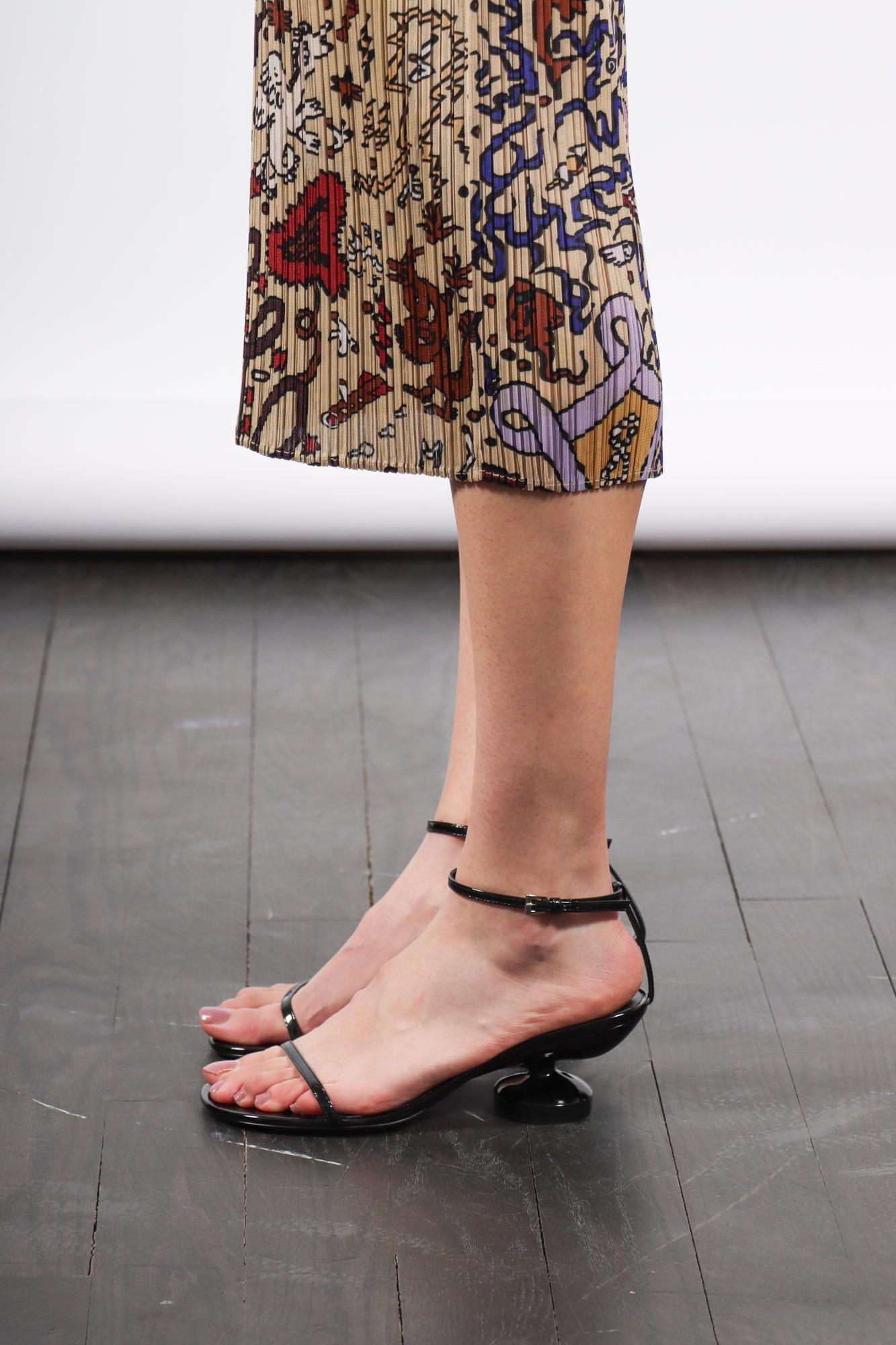 Camile Strap Heel in Patent Black by Lucasheva-Lucasheva-Idlewild