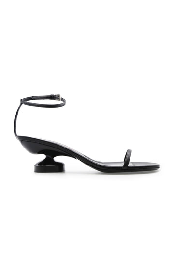 Camile Strap Heel in Patent Black by Lucasheva-Lucasheva-Idlewild