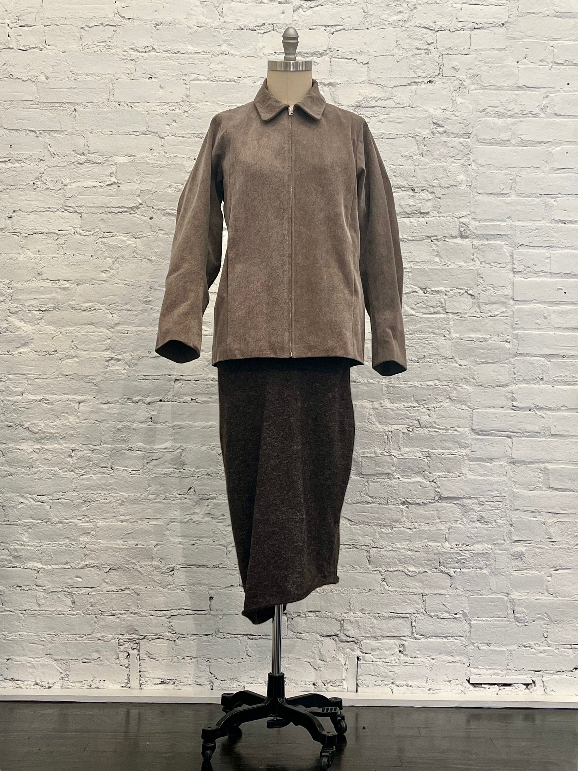 Canvas Work Jacket in Washed Cinder by Lauren Manoogian-Jackets-Lauren Manoogian-Idlewild