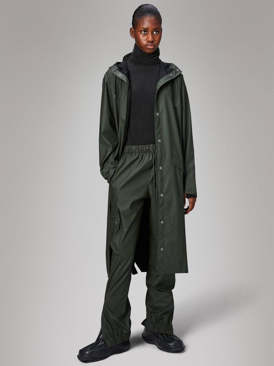 Cargo Rain Pants in Green by RAINS