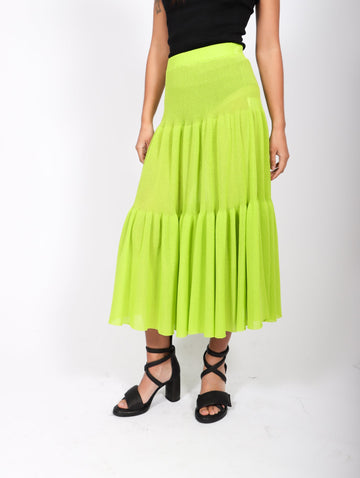 Cascades Skirt 1 in Lime by CFCL-CFCL-Idlewild