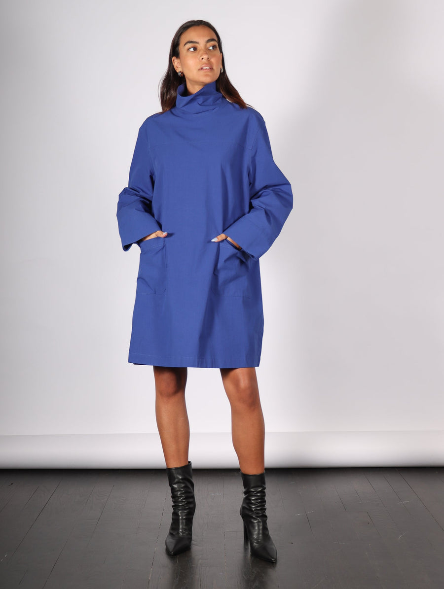 Catalina Cotton Tunic in Workwear Blue by Rodebjer