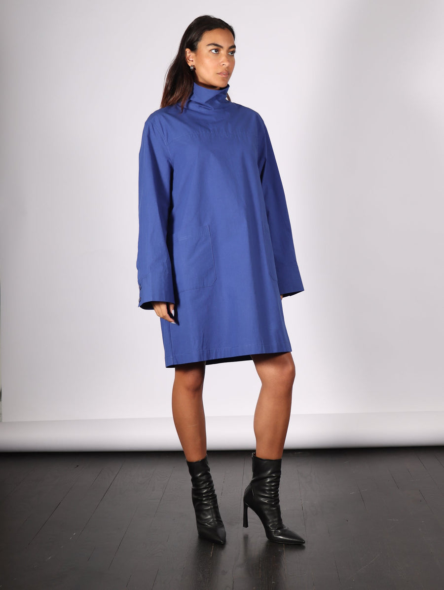 Catalina Cotton Tunic in Workwear Blue by Rodebjer