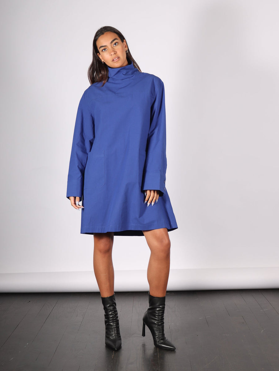 Catalina Cotton Tunic in Workwear Blue by Rodebjer