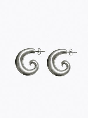 Cecilia Spiral Earrings in Silver by Eyland-Jewelry-Eyland-Idlewild