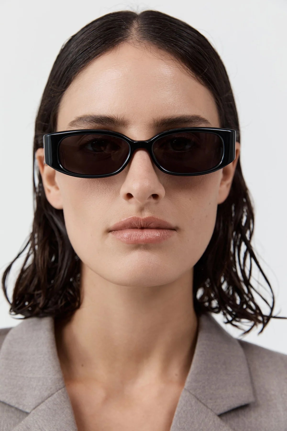 Clasico Sunglasses in Black by St. Agni-Sunglasses-St. Agni-Idlewild