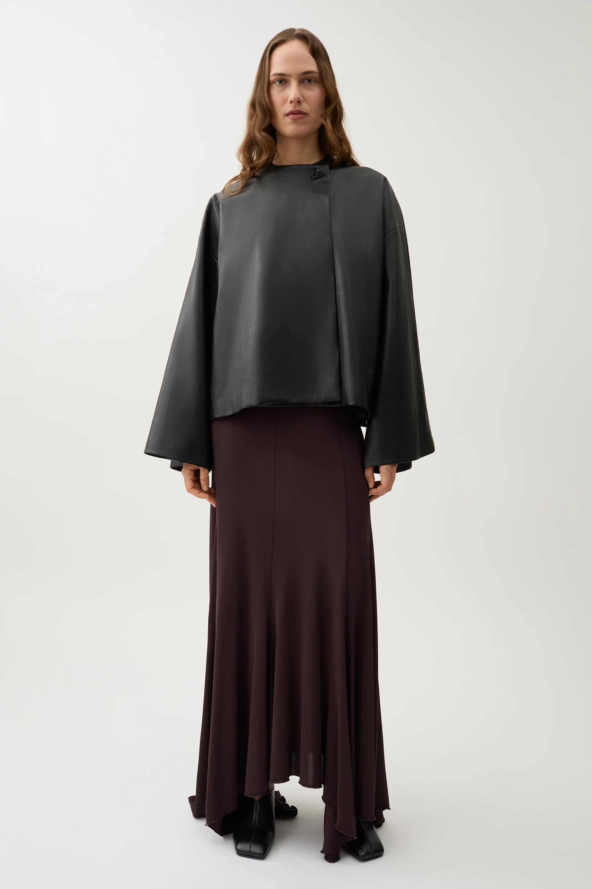 Cleo Recycled Leather Top in Black by Rodebjer-Jackets-Rodebjer-Idlewild