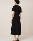 Contour Dress in Black by Kowtow-Dresses-Kowtow-Idlewild