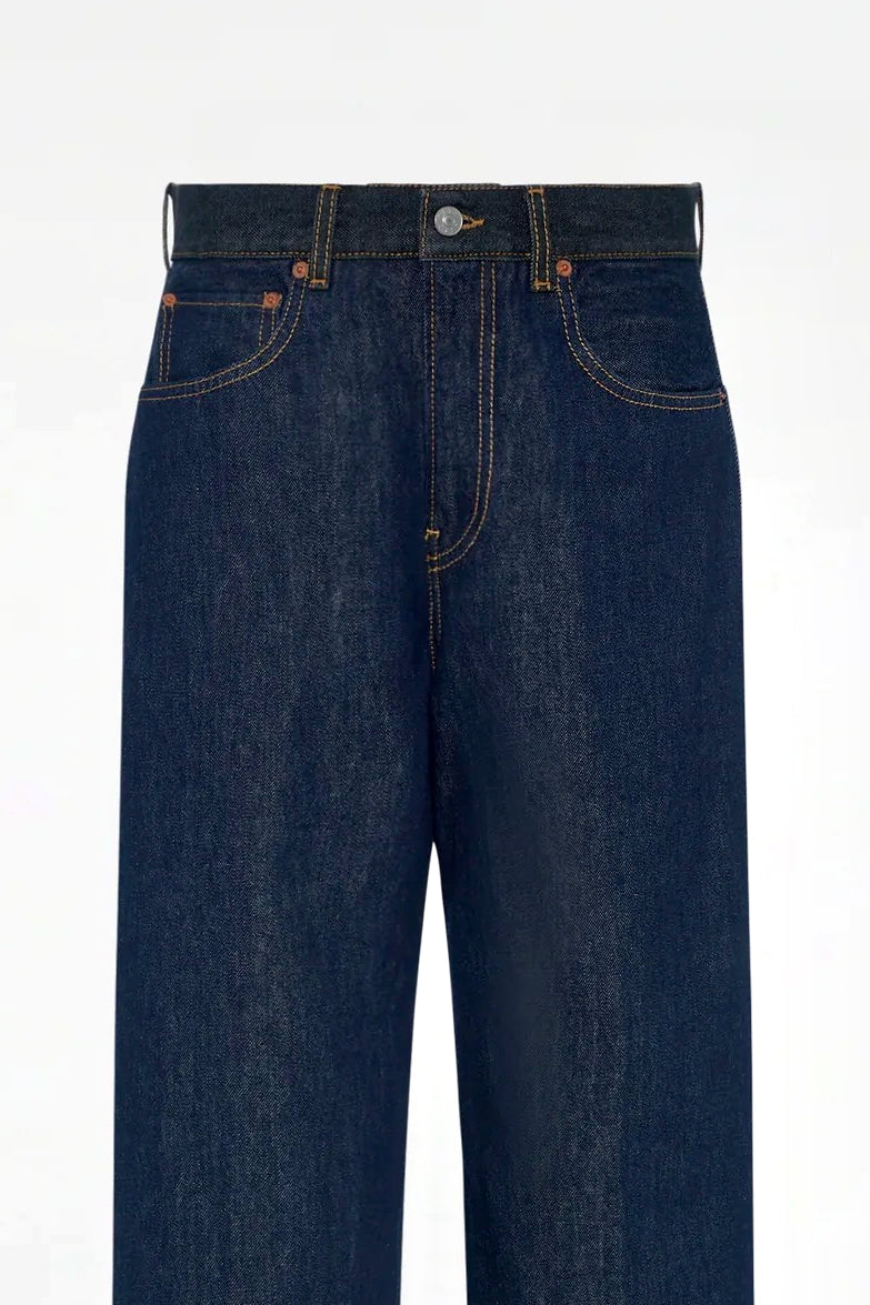 Contrast WB Wide Jean in Raw Rinsed by 6397-Bottoms-6397-Idlewild