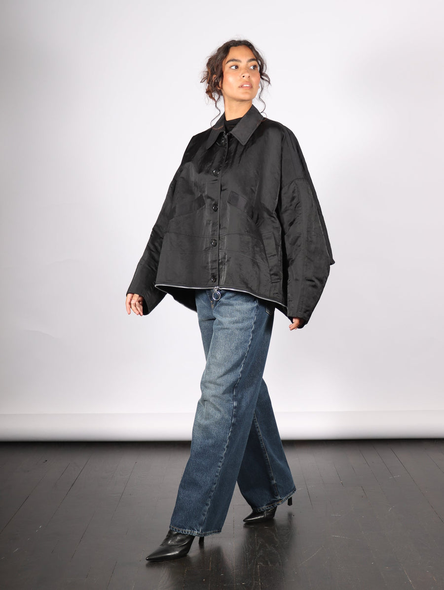 Convertible Jacket in Black by Dawei