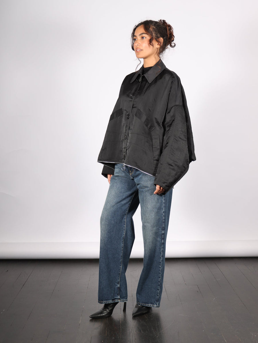 Convertible Jacket in Black by Dawei