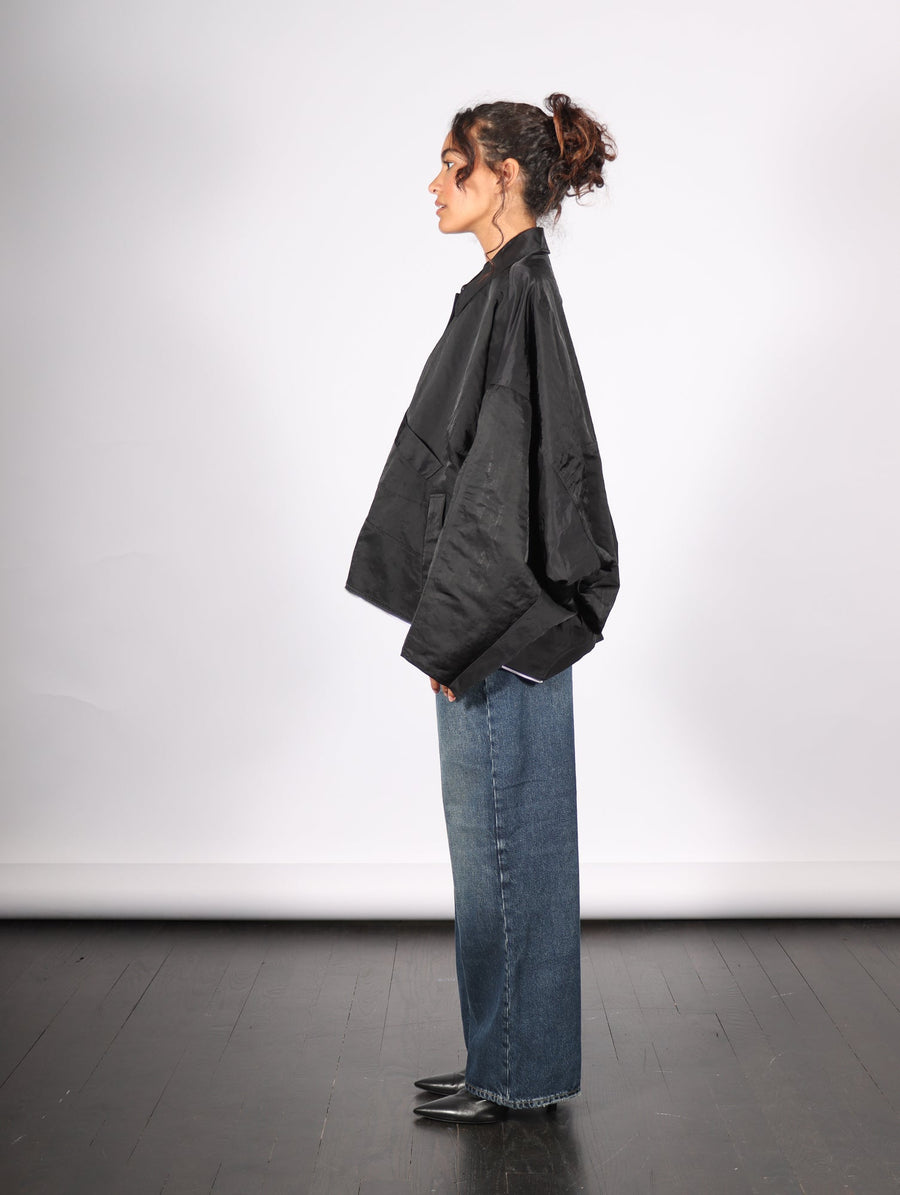 Convertible Jacket in Black by Dawei