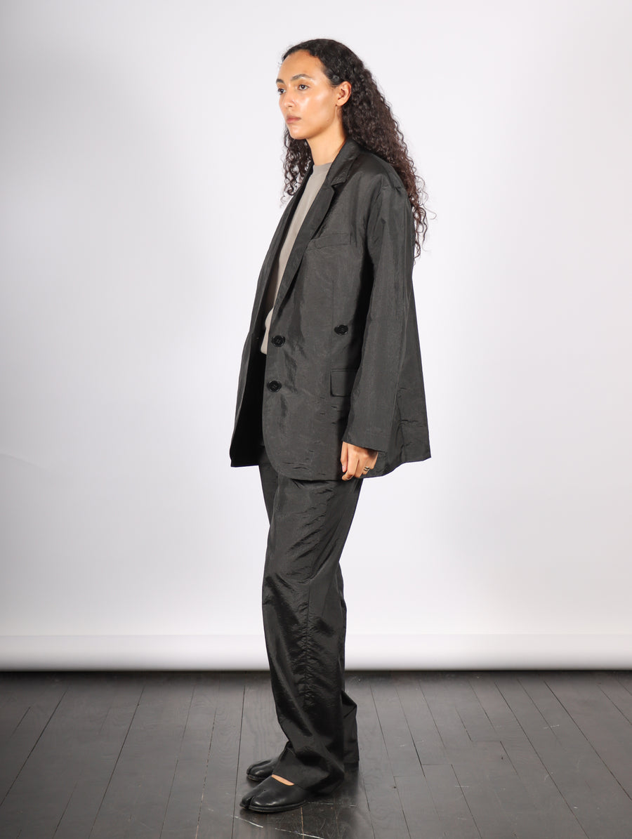 Crispy Nylon Liam Blazer in Black by Tibi-Tibi-Idlewild