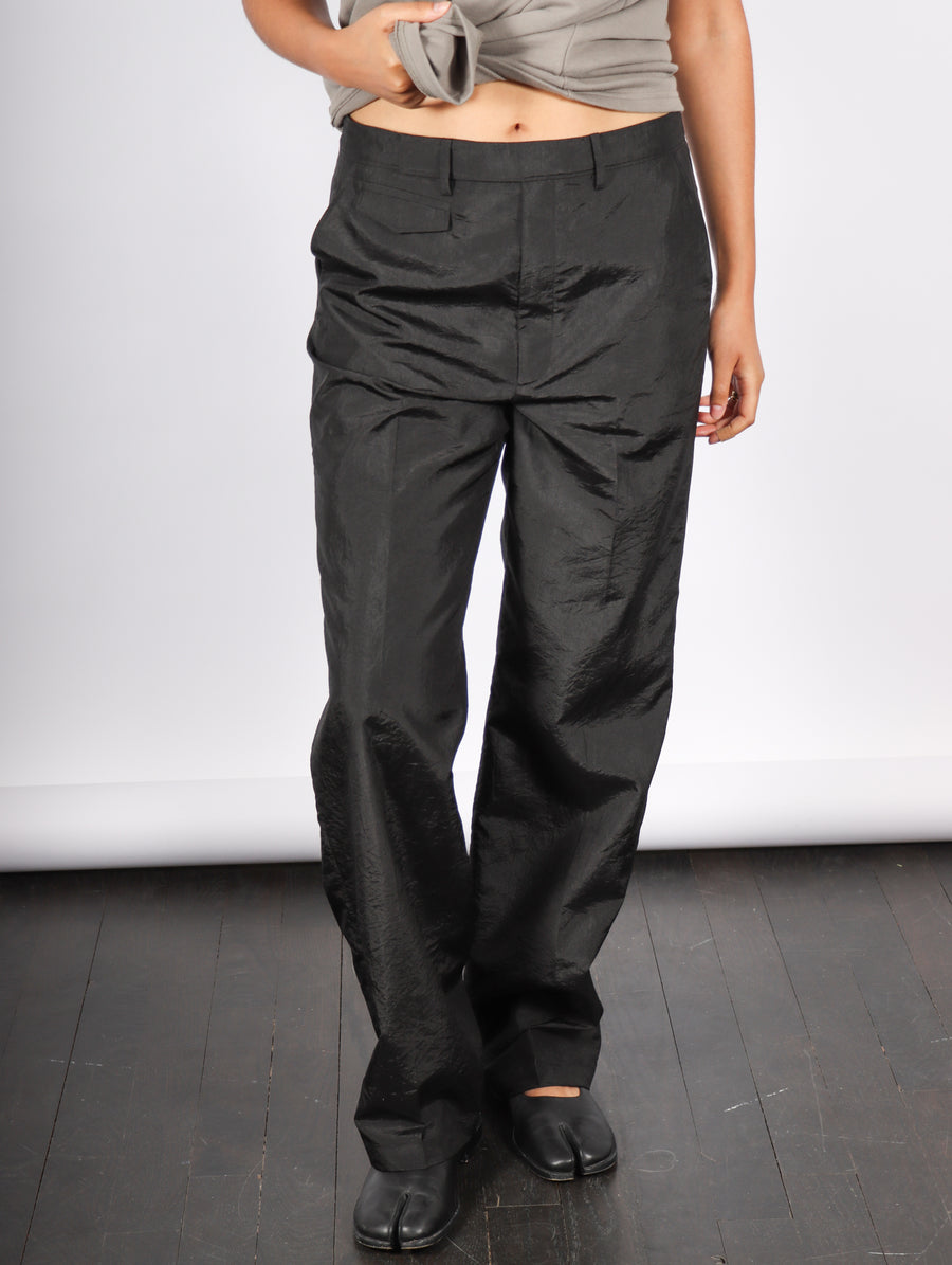 Crispy Nylon Rodney Trouser in Black by Tibi-Tibi-Idlewild