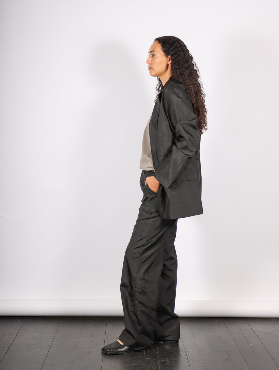 Crispy Nylon Rodney Trouser in Black by Tibi-Tibi-Idlewild