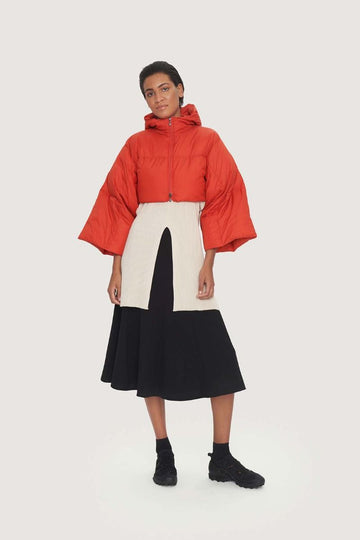 Crop Puff Jacket in Lava by Bitte Kai Rand