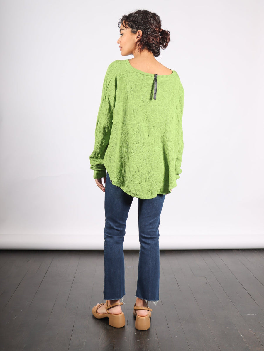 Cropped Boxy Sweater in Leaf by Serien°umerica-Idlewild