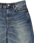 Cropped Roomy Jean in Heirloom Blue by 6397-Bottoms-6397-Idlewild