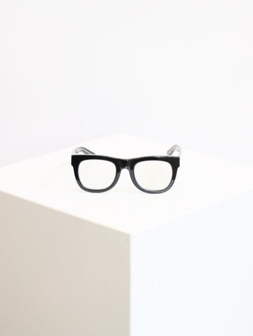 D28 Readers in Gloss Black by Caddis-Caddis Eyewear-Idlewild