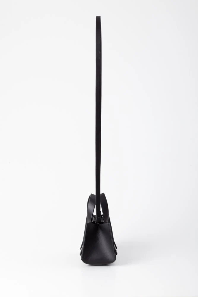 DoppioCubo Midi Handbag in Black by Arrhe Studio-Bags-Arrhe Studio-Idlewild