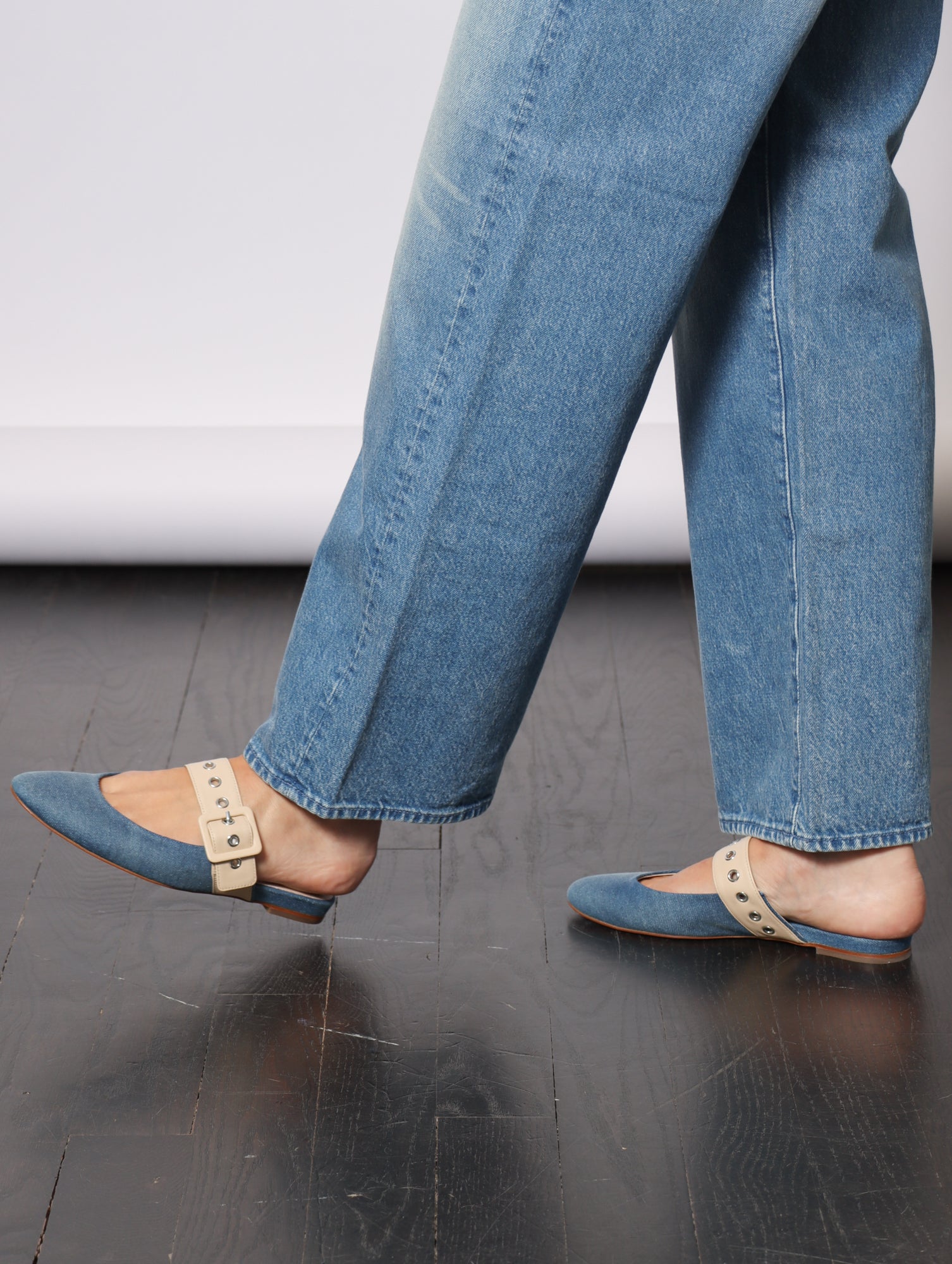 Dos Flat in Denim and Baron Truciolo by Halmanera-Halmanera-Idlewild