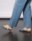 Dos Flat in Denim and Baron Truciolo by Halmanera-Halmanera-Idlewild