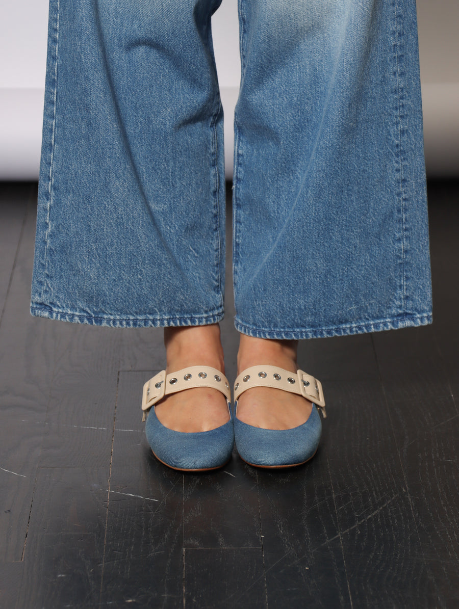 Dos Flat in Denim and Baron Truciolo by Halmanera-Halmanera-Idlewild
