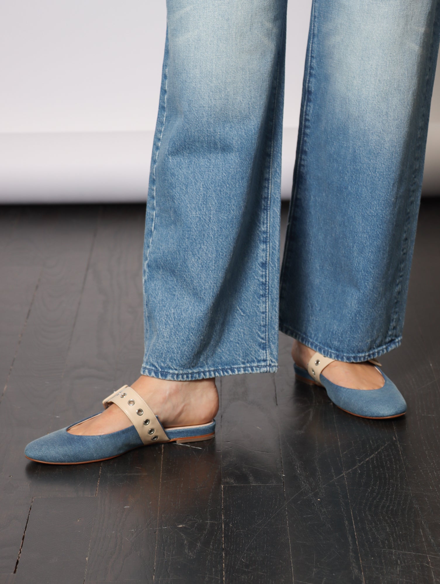 Dos Flat in Denim and Baron Truciolo by Halmanera-Halmanera-Idlewild