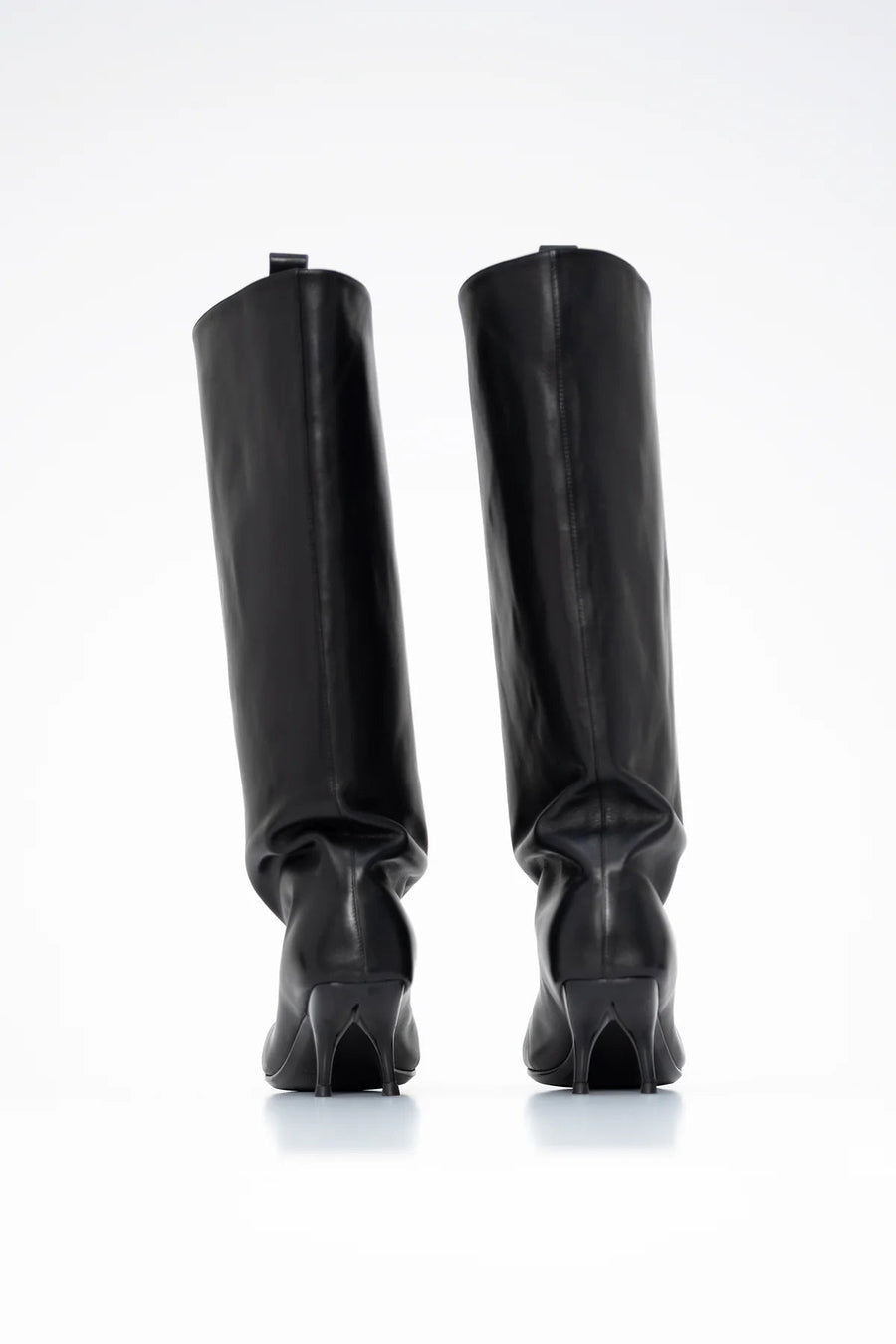 Double Heel Boots in Black by Melitta Baumeister