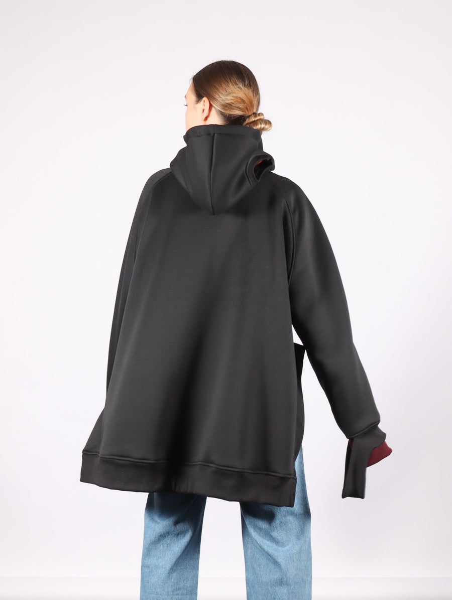 Double Hood Hoodie in Black by Melitta Baumeister-Melitta Baumeister-Idlewild