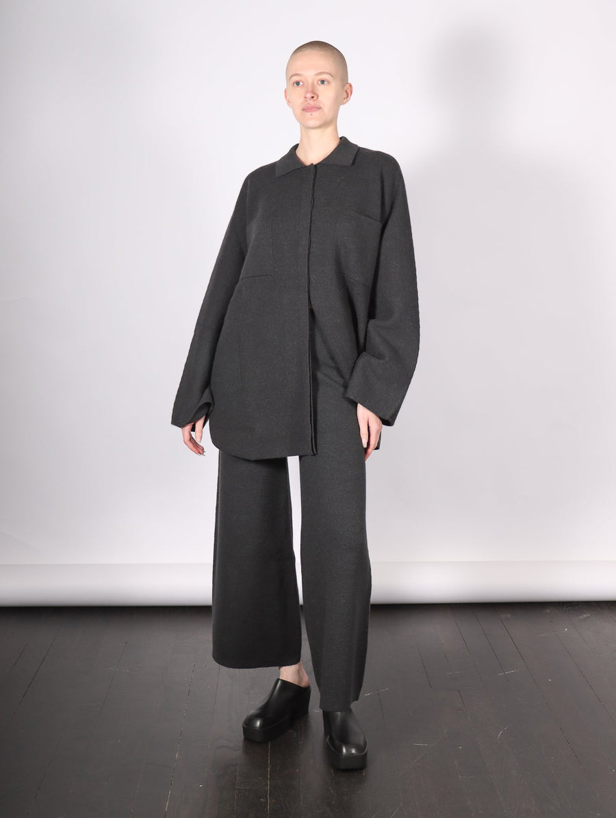 Double Knit Big Shirt in Ink by Lauren Manoogian