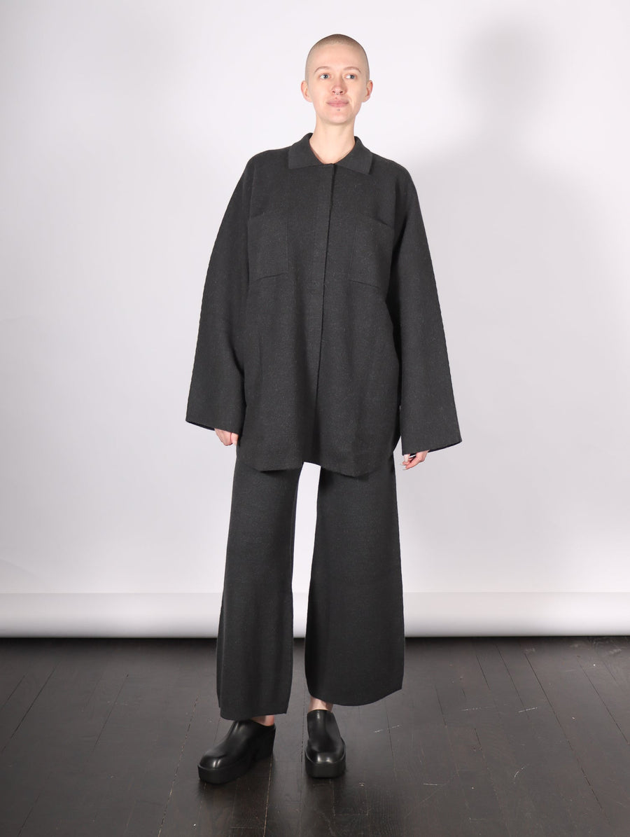 Double Knit Big Shirt in Ink by Lauren Manoogian