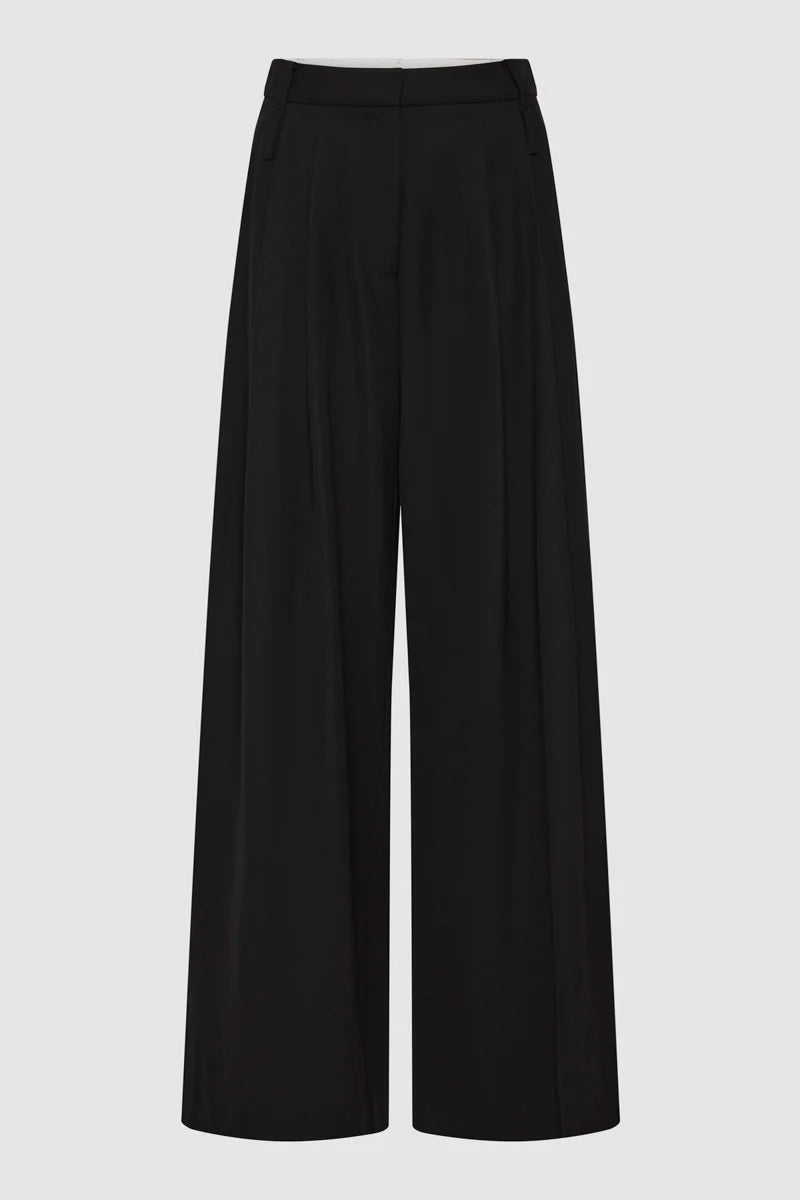 Double Loop Pants in Black by St. Agni-Bottoms-St. Agni-Idlewild