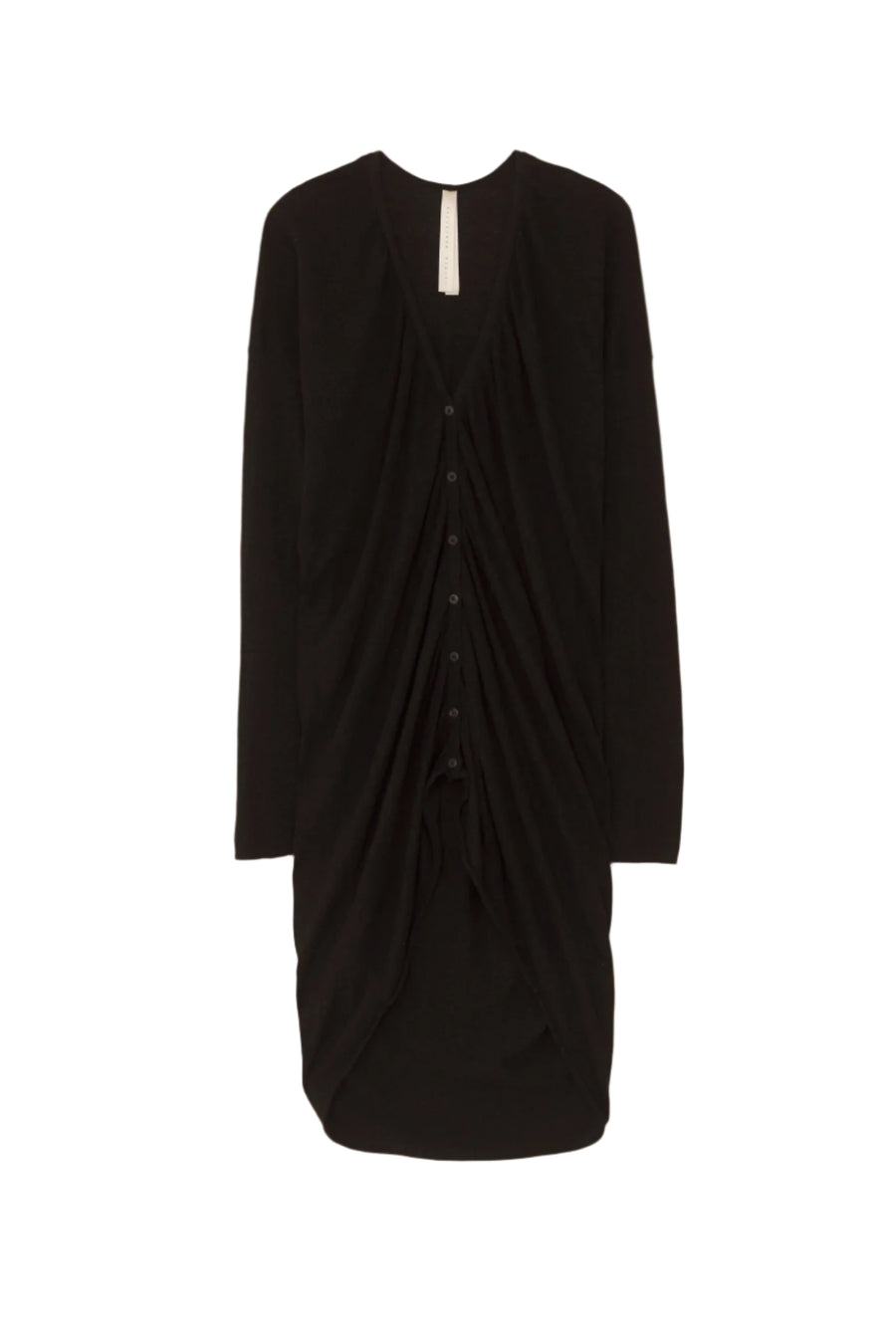 Drape Cardigan in Black Melange by Lauren Manoogian-Tops-Lauren Manoogian-Idlewild