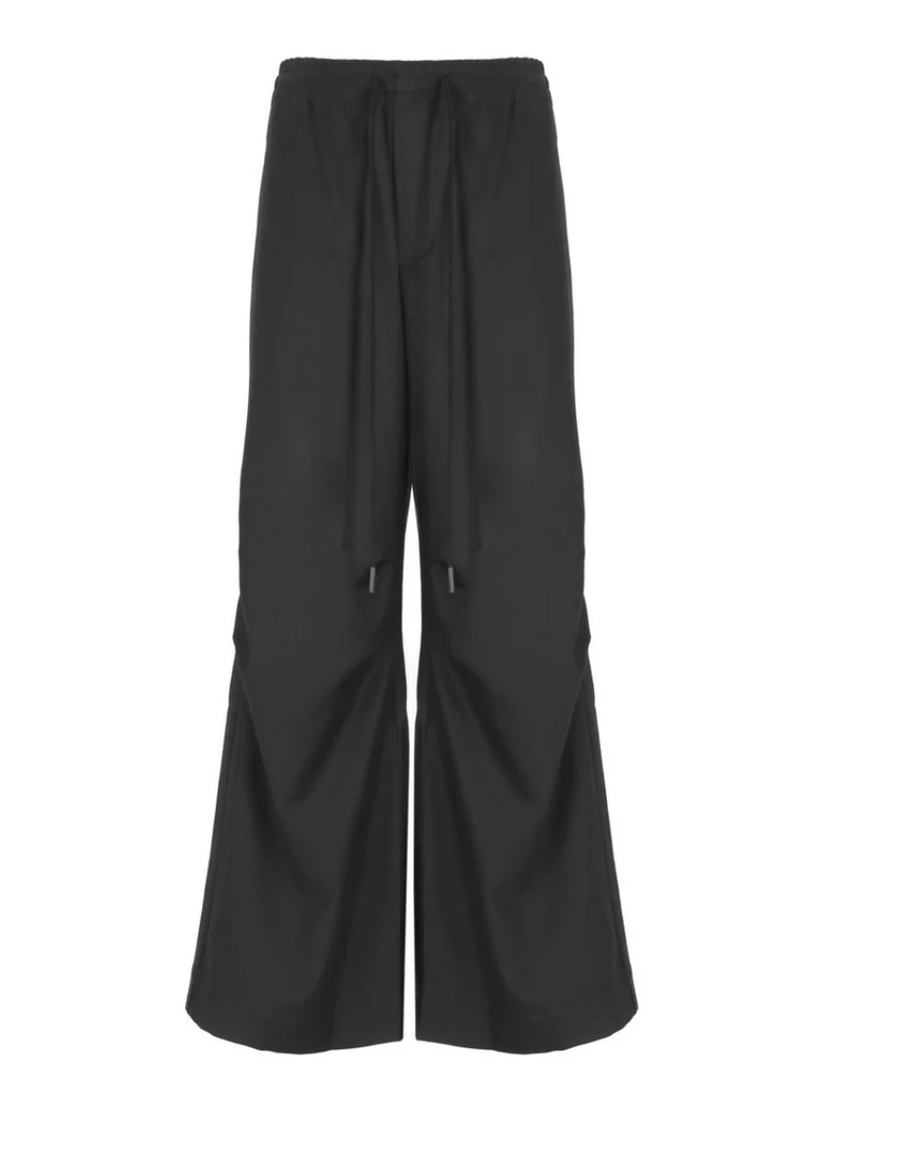 Elastic Waist Pants in Black by Andrea Ya'aqov