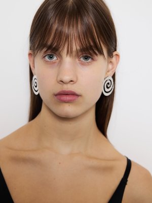 Elena Spiral Earrings in Silver by Eyland-Jewelry-Eyland-Idlewild