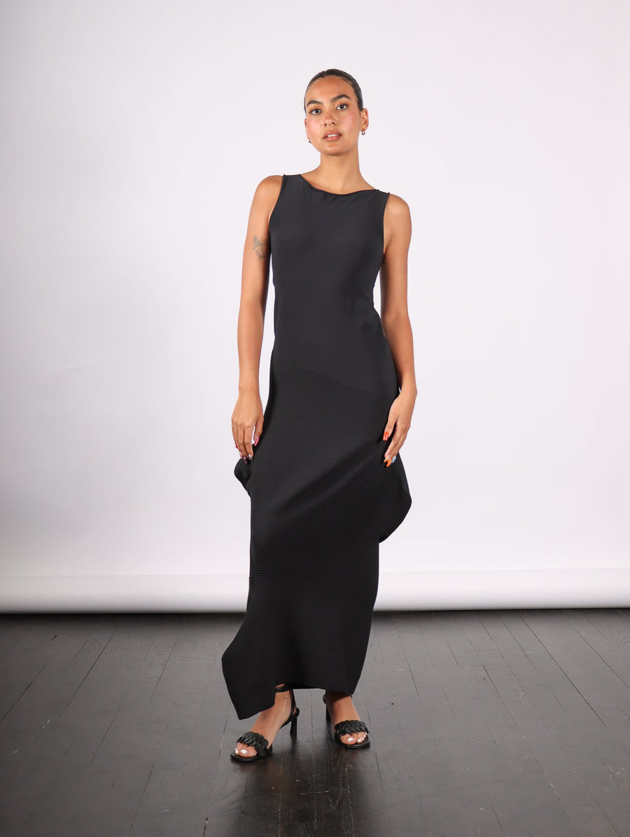 Emerge Dress in Black by Issey Miyake-Idlewild