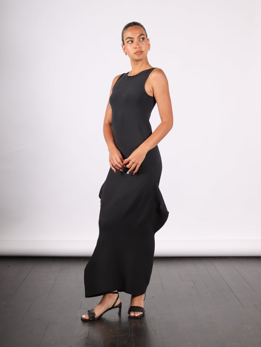 Emerge Dress in Black by Issey Miyake-Idlewild