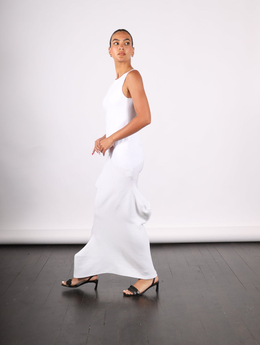 Emerge Dress in White by Issey Miyake-Idlewild