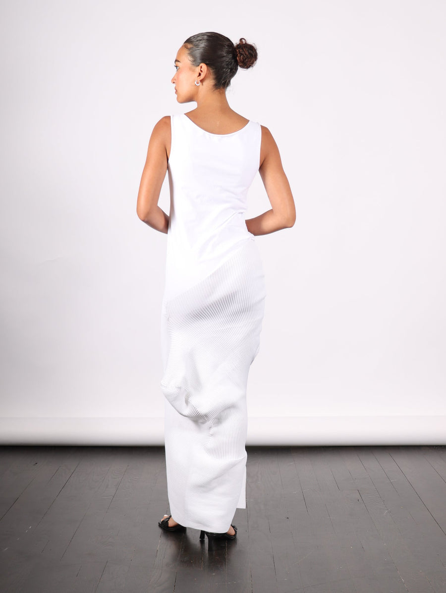 Emerge Dress in White by Issey Miyake-Idlewild