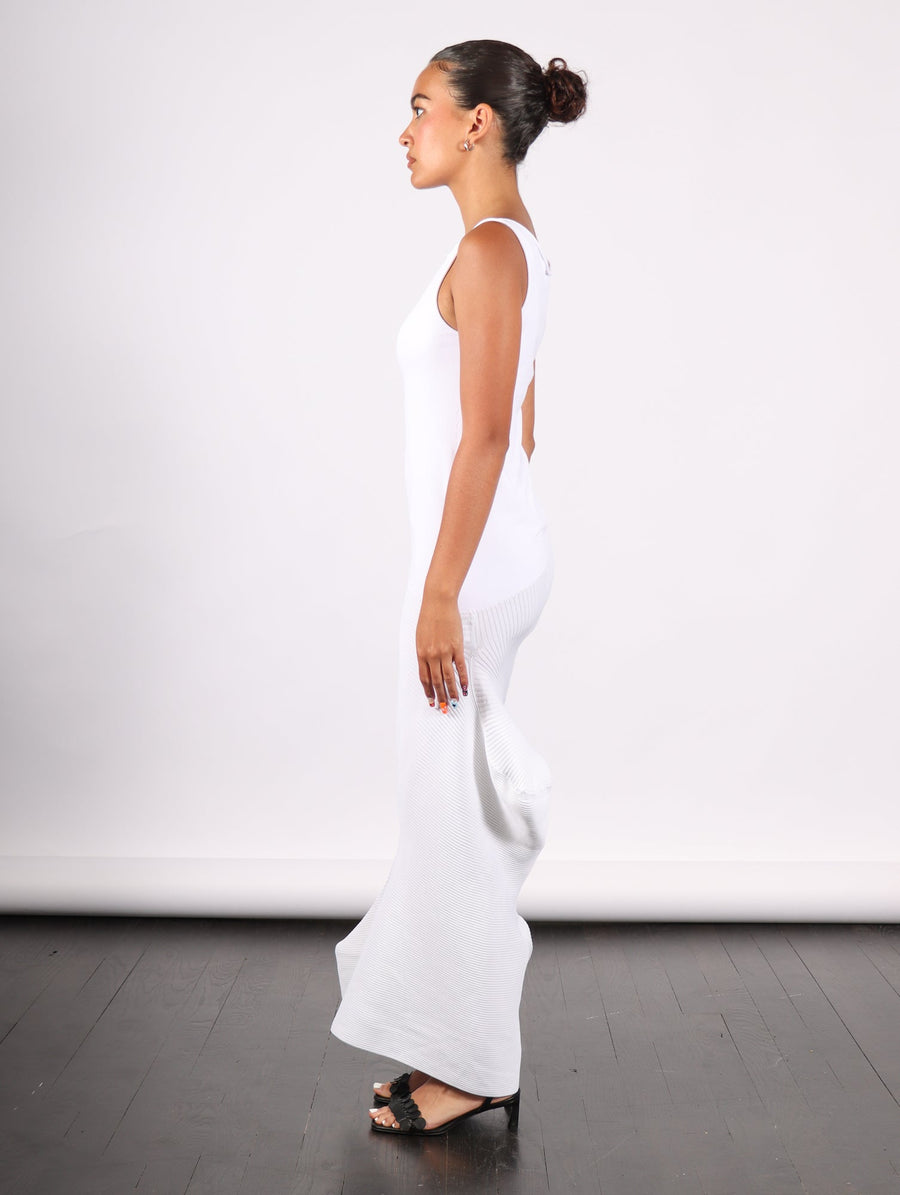 Emerge Dress in White by Issey Miyake-Idlewild