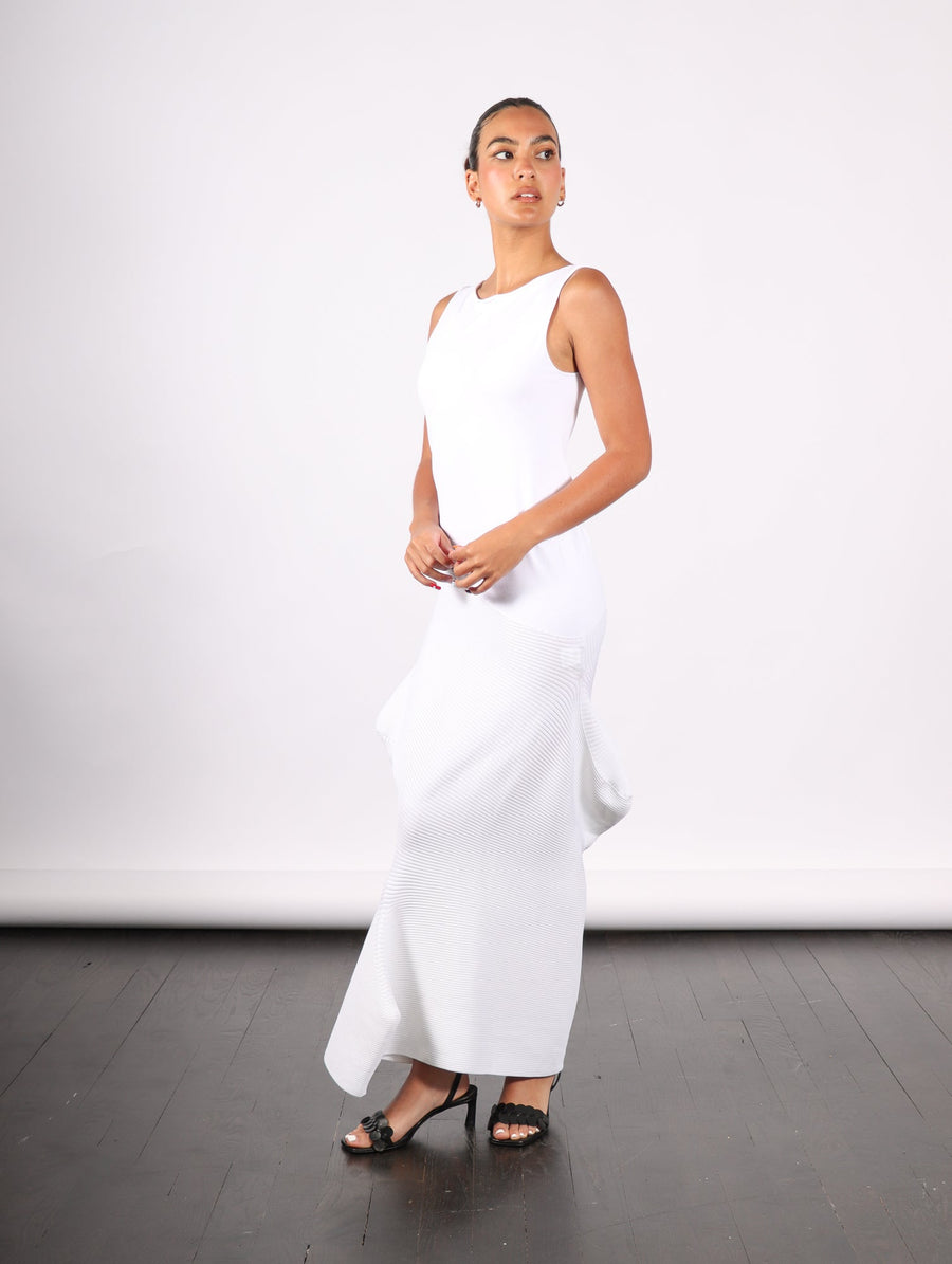 Emerge Dress in White by Issey Miyake-Idlewild