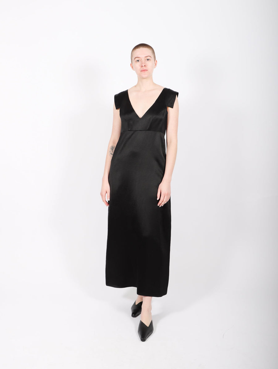 Emi Slip Dress in Black by Zero + Maria Cornejo-Zero + Maria Cornejo-Idlewild