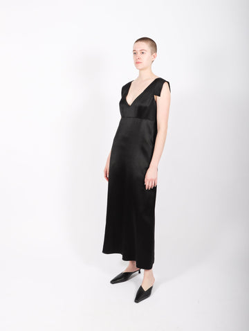 Emi Slip Dress in Black by Zero + Maria Cornejo-Zero + Maria Cornejo-Idlewild